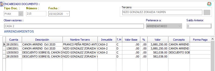 facturasDescuentosArrendatarios